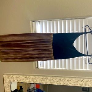 Black and Gold Dress